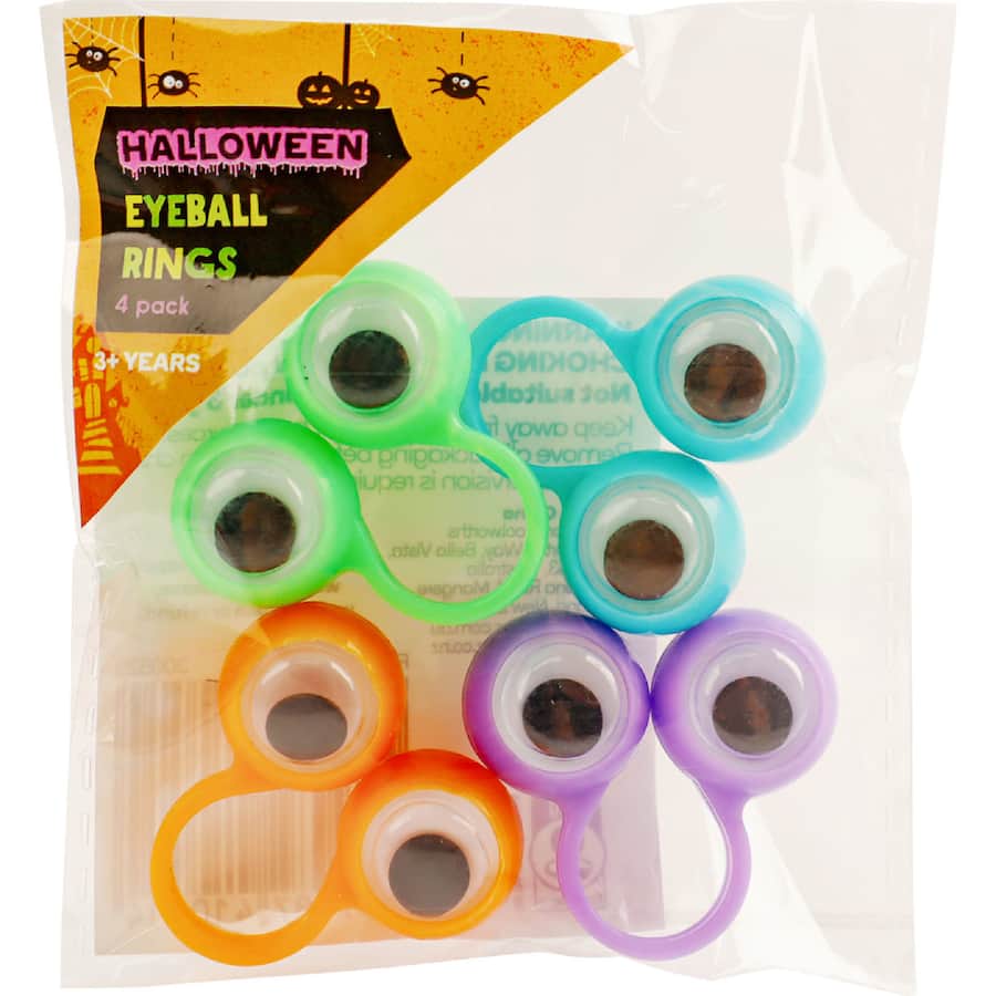 Woolworths Halloween Eyeball Ring Trick Or Treat