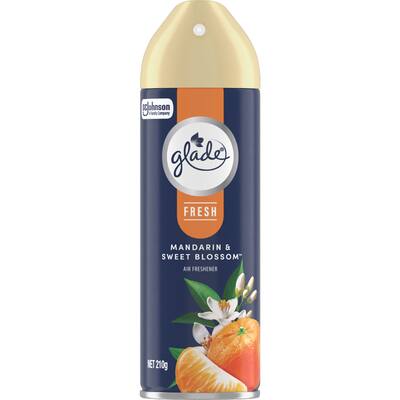 glade air freshener fresh mandarin & blossom