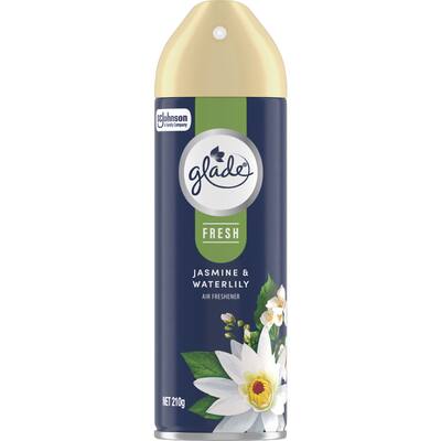 glade air freshener fresh jasmine & waterlilly