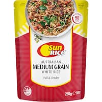 Sunrice Microwave Rice 90sec Medium Grain