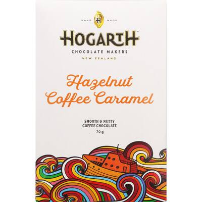 hogarth craft chocolate block hazelnut coffee caramel