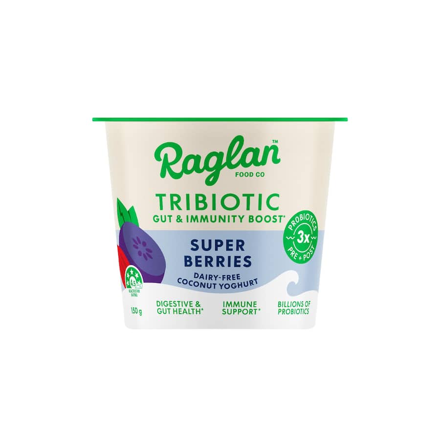 Raglan Tribiotic Yoghurt Single Super Berries