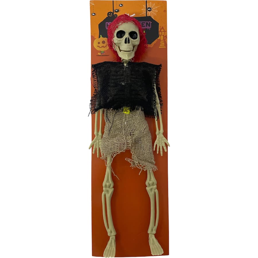 Woolworths Halloween Skeleton Dress Up Hanging Pirate