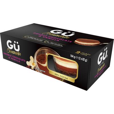 gu cheesecake double chocolate & vanilla