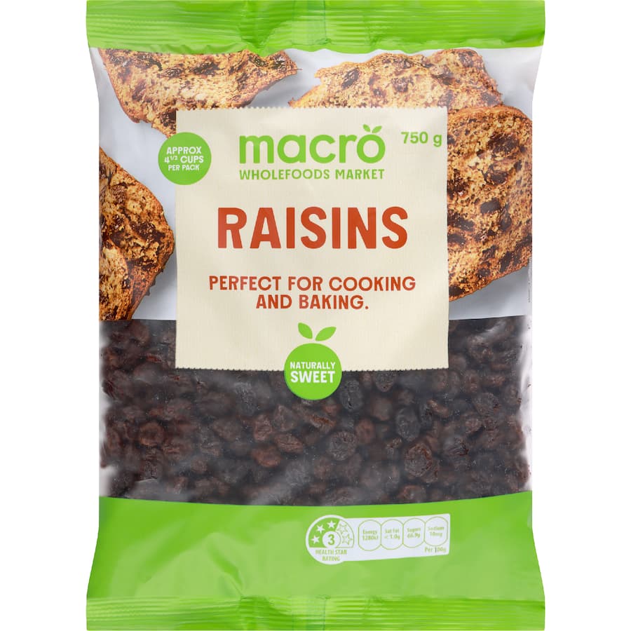 Macro Raisins