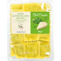 Belcanto Fresh Pasta Chilled Ravioli Pesto Provolone Cheese