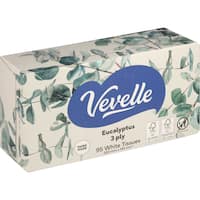 Vevelle Facial Tissue 3 Ply Eucalyptus