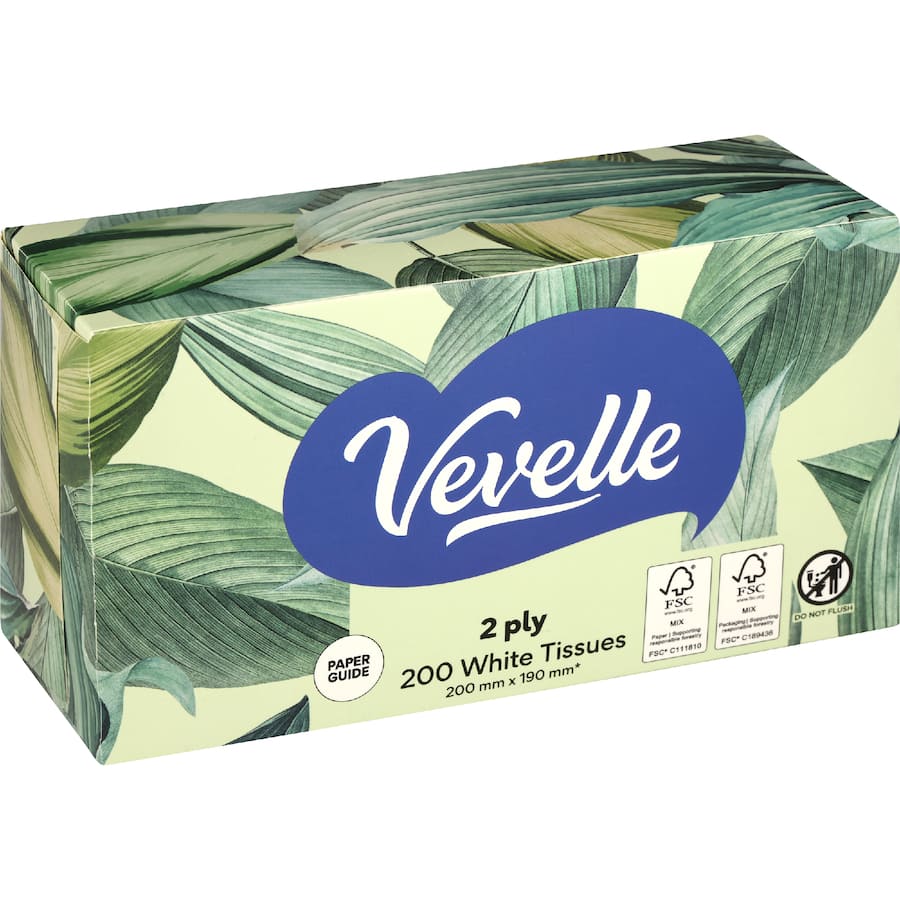 Vevelle Facial Tissue 2 Ply