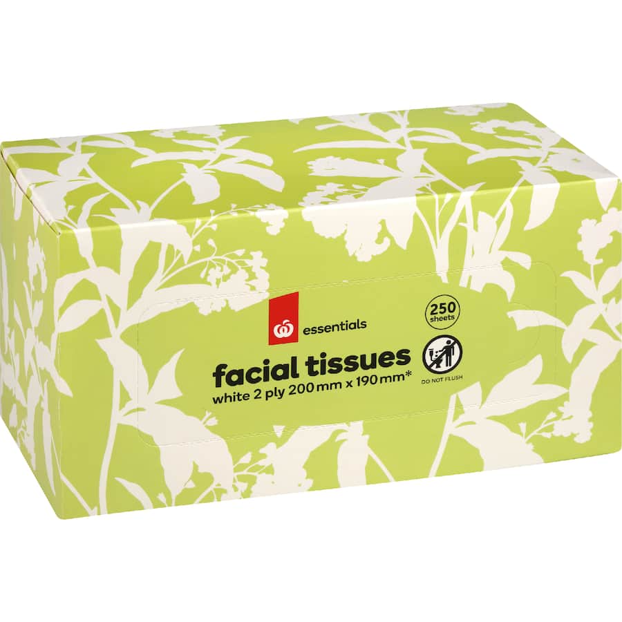 Woolworths Essentials Facial Tissue 2Ply