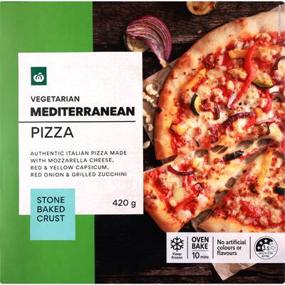 woolworths pizza mediterranean