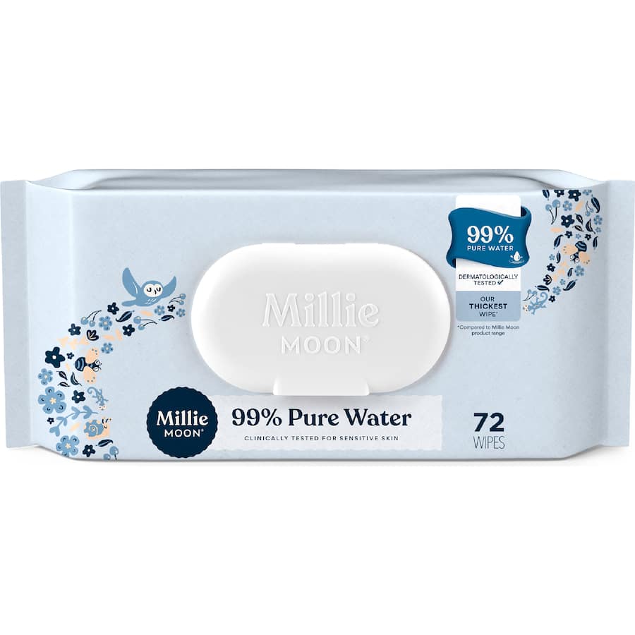 Millie Moon Baby Wipes Single