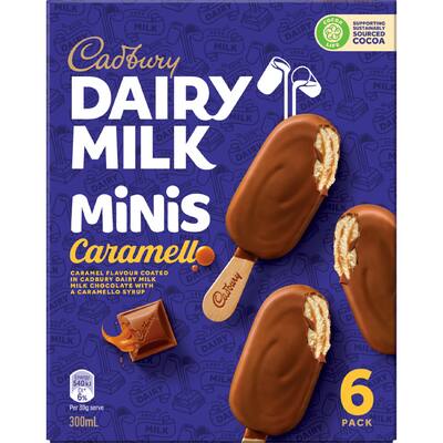 cadbury frozen dessert dairy milk caramello