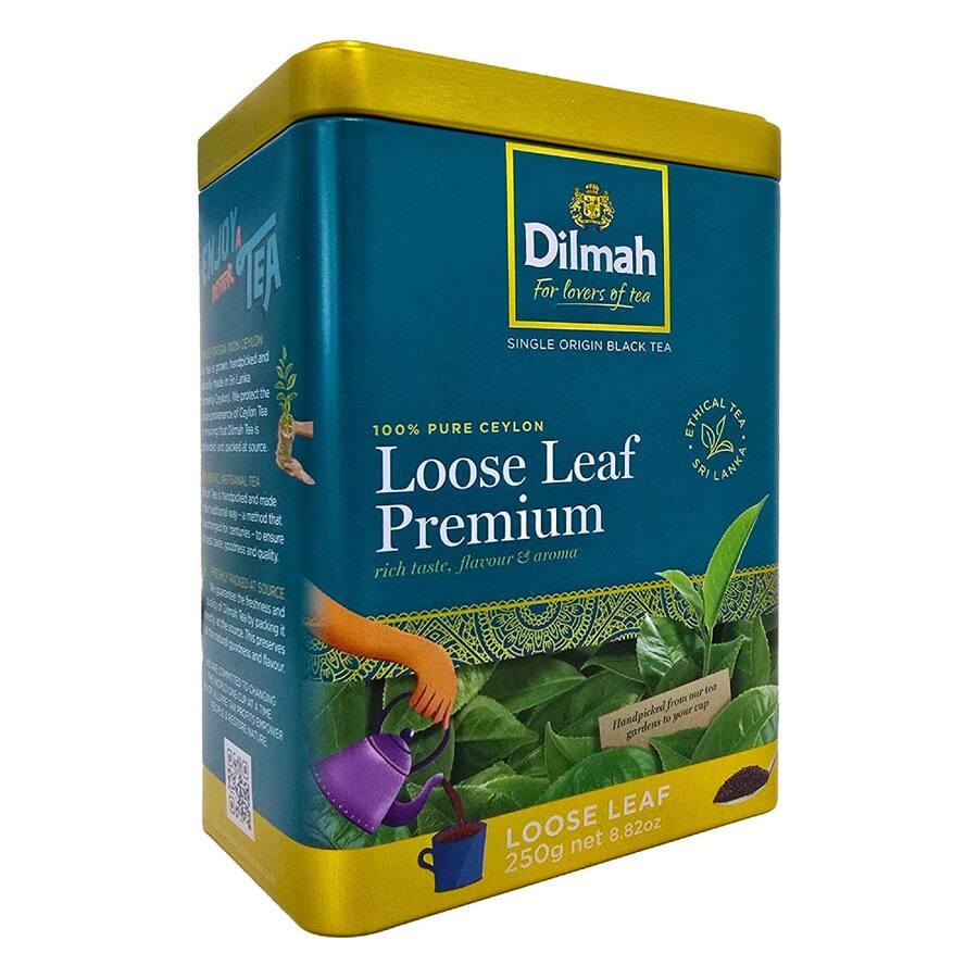Dilmah Loose Leaf Tea Premium Ceylon + Free Caddy