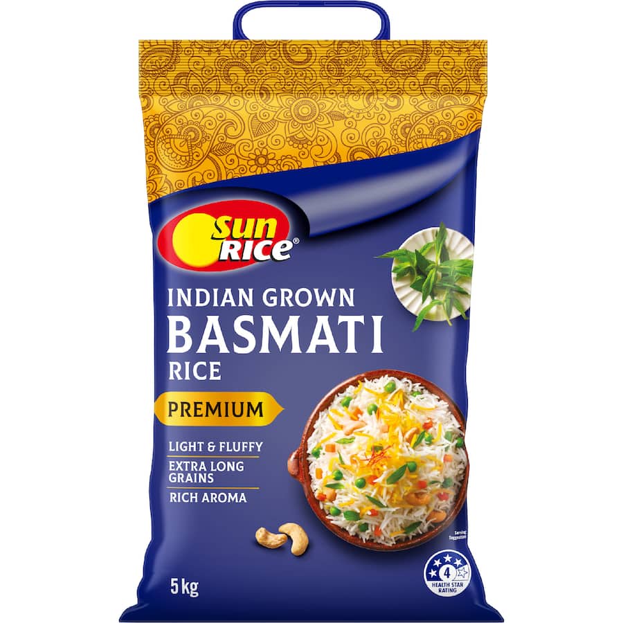 Sunrice Basmati Rice Premium Indian Grown