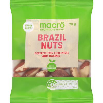 macro brazil nuts 