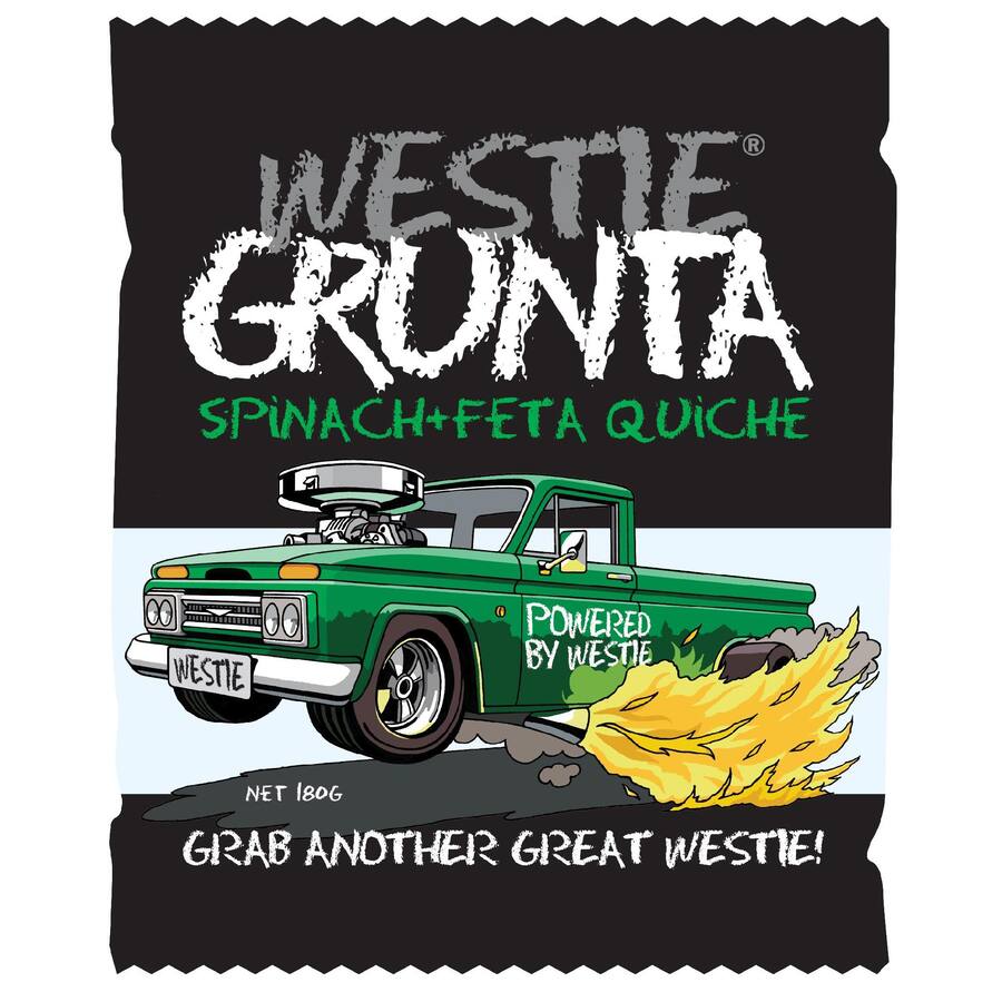 Westie Grunta Fresh Quiche Spinach & Feta