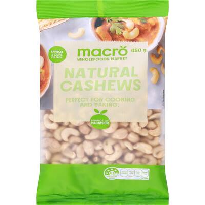 macro cashews natural