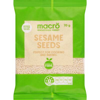 macro sesame seeds 