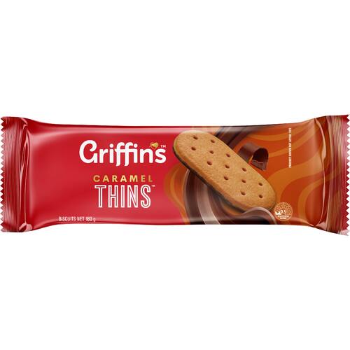 Griffin's Chocolate Biscuits Thins Caramel