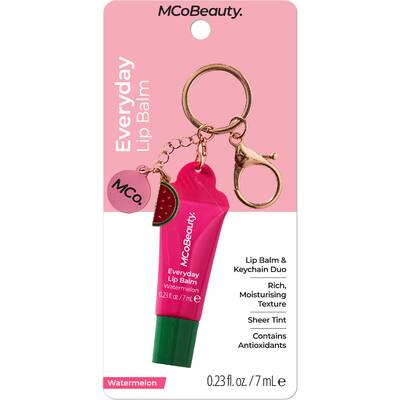 mcobeauty lip balm & keychain watermelon