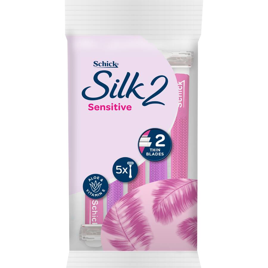 Schick Silk 2 Razor Sensitive Disposables