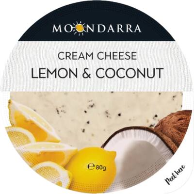 moondarra cream cheese lemon & coconut