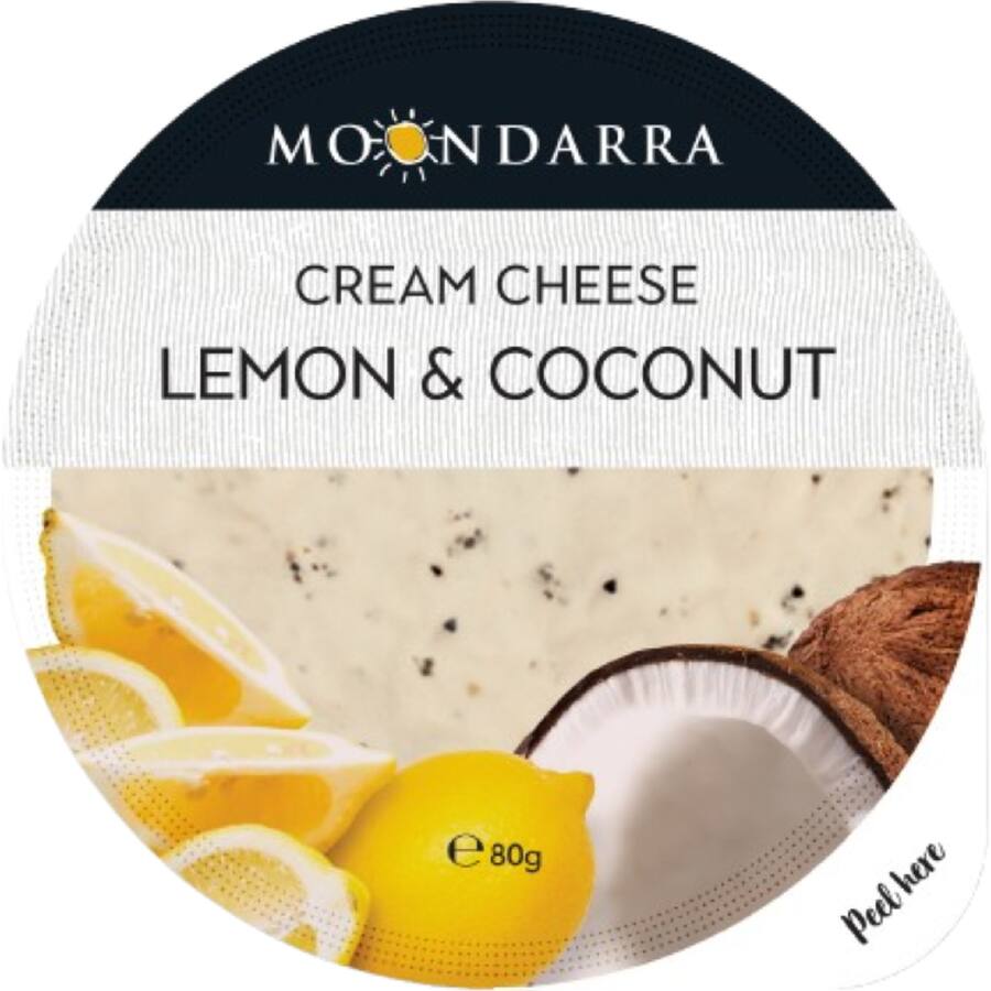 Moondarra Cream Cheese Lemon & Coconut
