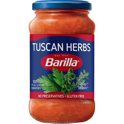 barilla pasta sauce tuscan herbs