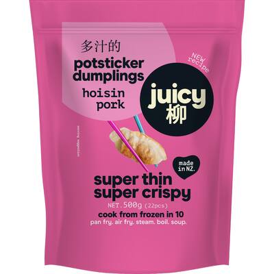 juicy potstickers dumplings hoisin pork