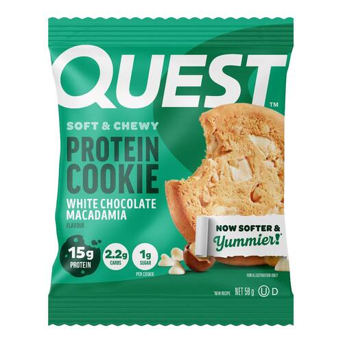 Quest Protein Cookie White Chocolate Macadamia