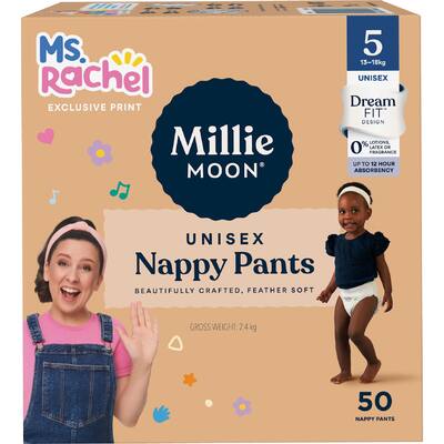 millie moon luxury nappy pants size 5