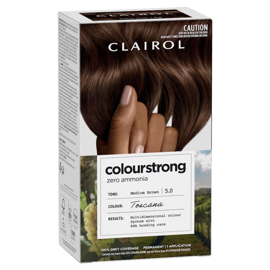 Clairol Colourstrong Hair Colour Medium Brown 5.0