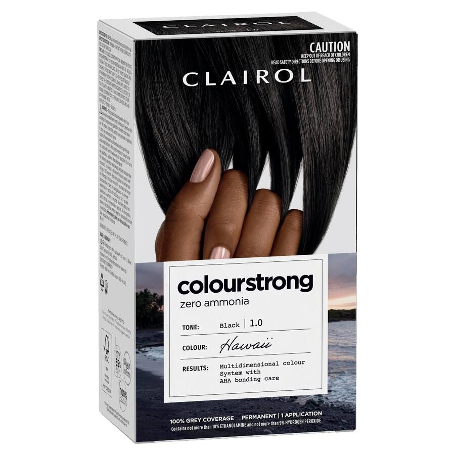 Clairol Colourstrong Hair Colour Black 1.0