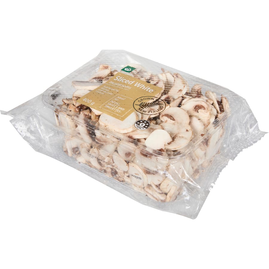 Woolworths Mushrooms Sliced