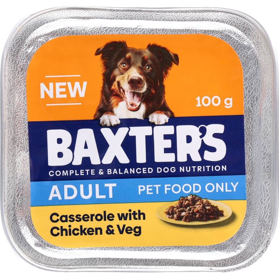 Baxter's Wet Dog Food Adult Casserole Chicken & Veg