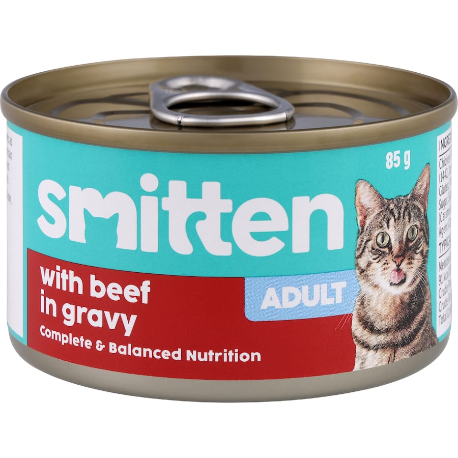 Smitten Wet Cat Food Beef In Gravy