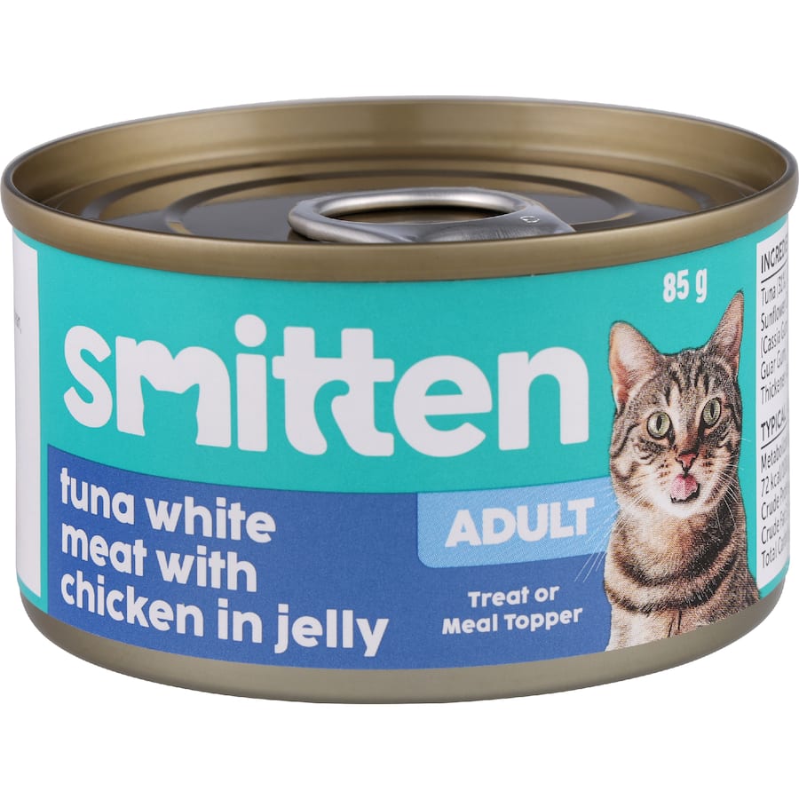 Smitten Wet Cat Food Tuna Whitemeat In Jelly