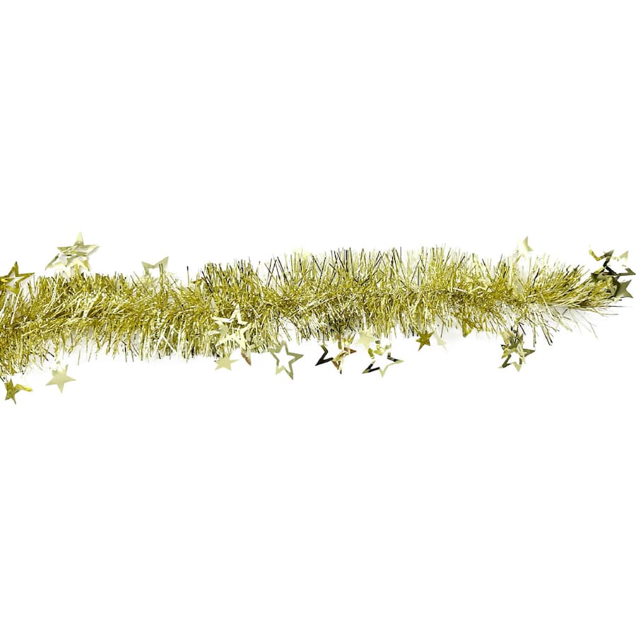 Christmas Tinsel Gold