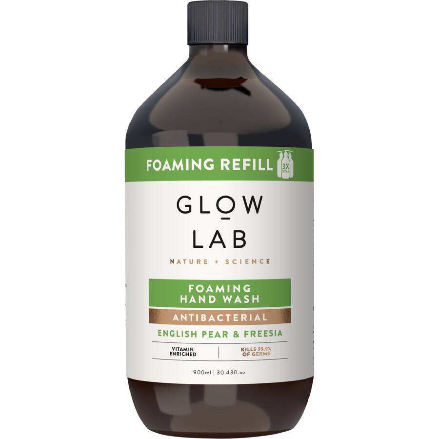 Glow Lab Foaming Hand Wash Refill English Pear & Freesia