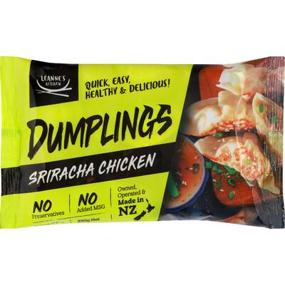 leanne's kitchen dumplings sriracha chicken