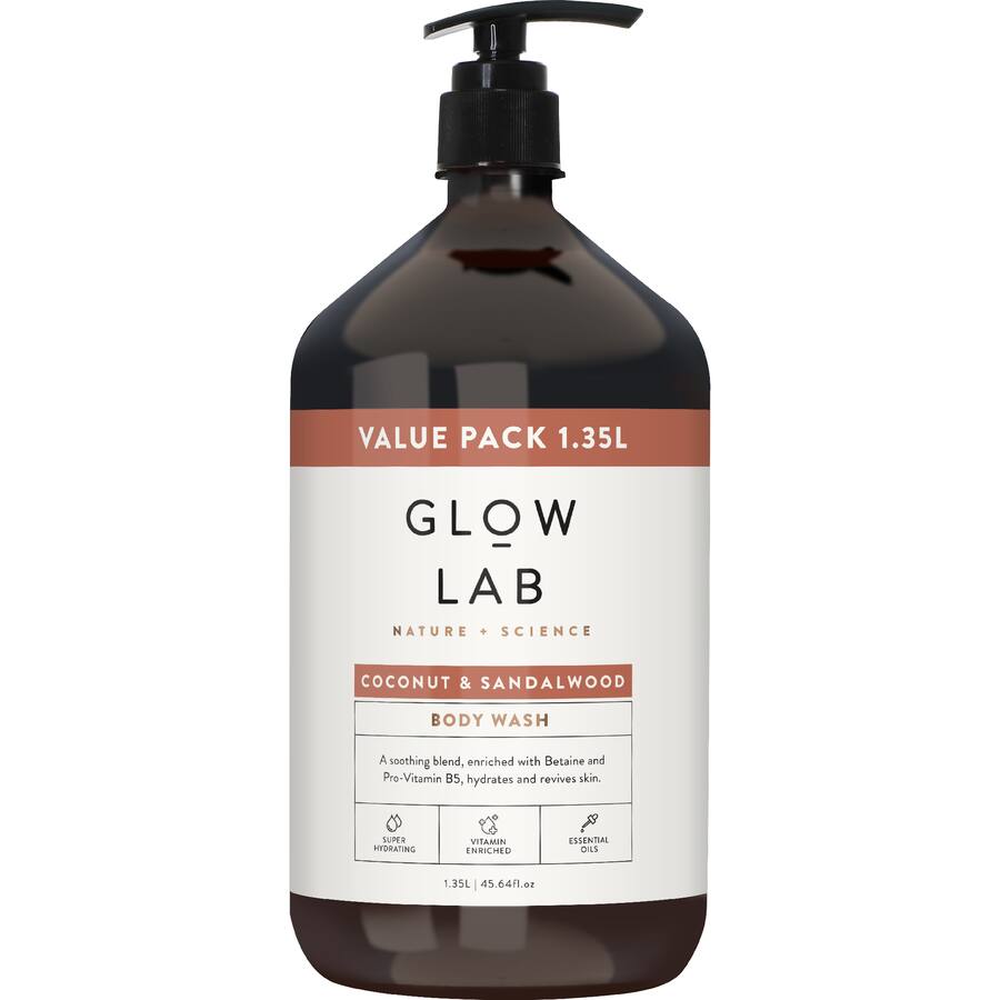 Glow Lab Body Wash Coconut & Sandalwood