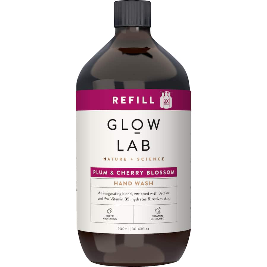 Glow Lab Hand Wash Refill Plum & Cherry Blossom