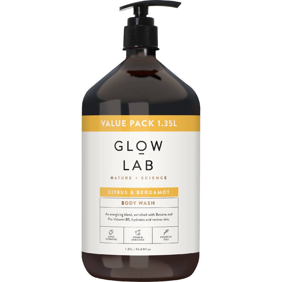 Glow Lab Body Wash Citrus & Bergamot