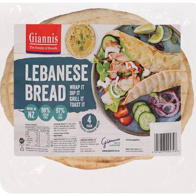 giannis lebanese pita bread 