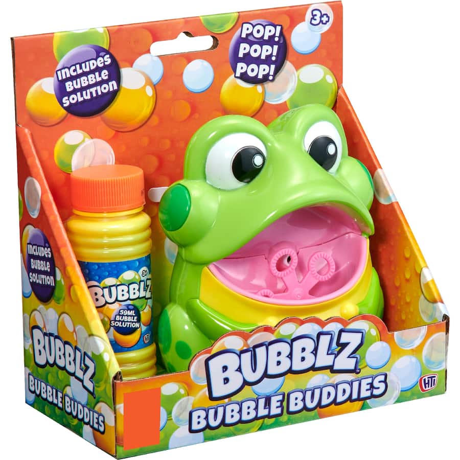 Bubble Buddies Toy Frog & Shark