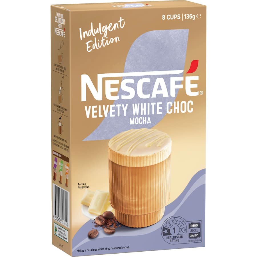 Nescafe Coffee Sachets Velvety White Chocolate Mocha