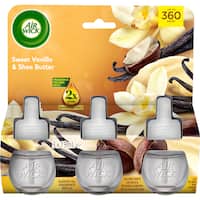 air wick essential oils air freshener refill sweet vanilla & shea butter