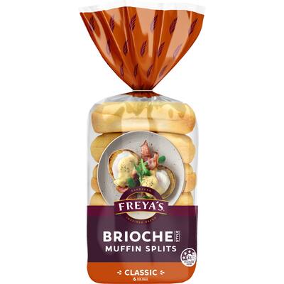 freyas english muffins classic brioche splits