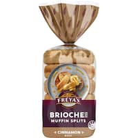 freyas english muffins brioche cinnamon splits