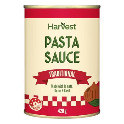 harvest pasta sauce traditional